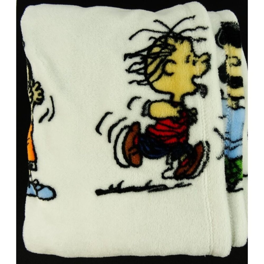 Peanuts Fleece Blanket Remind 40x25 Charlie Brown Lucy - Picture 2 of 7